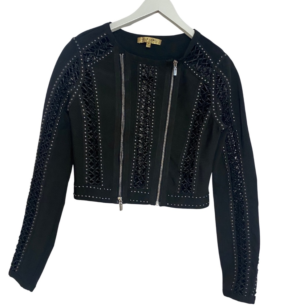 Wow Couture Black studded Jacket